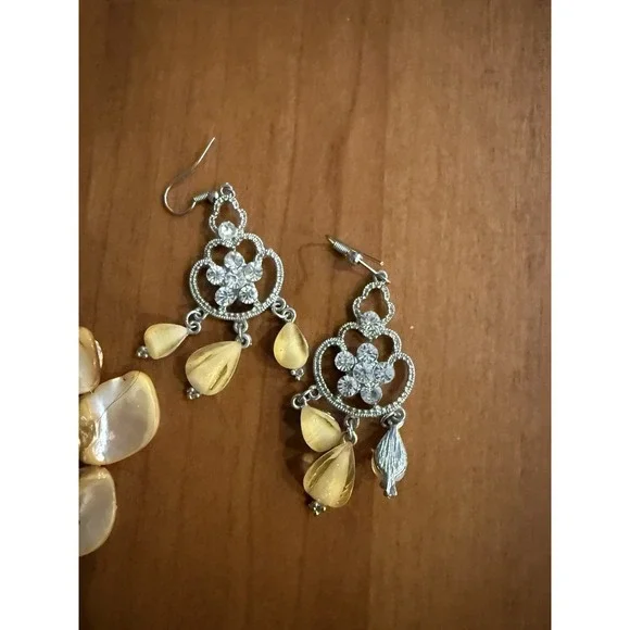 Boho Earrings Bracelet And Necklace Y2K - Picture 2 of 4